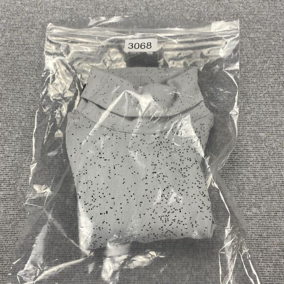 Athleta Flurry Blizzard Gradient Turtleneck Shirt Womens Ribbed Top Size Medium - Picture 14 of 14